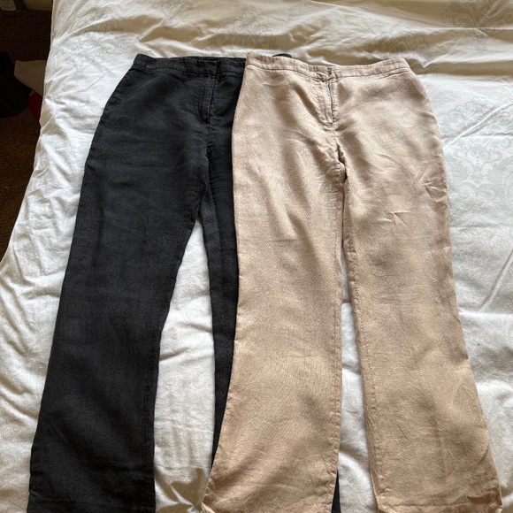 Apostrophe Black and Tan Trousers - Picture 1 of 4
